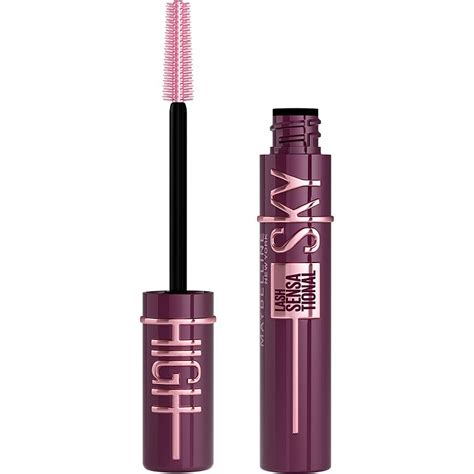 maybelline sky high burgundy mascara.